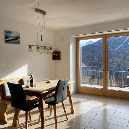 Ferienwohnung In Tschlin Mit Panoramablick Zewnętrze zdjęcie