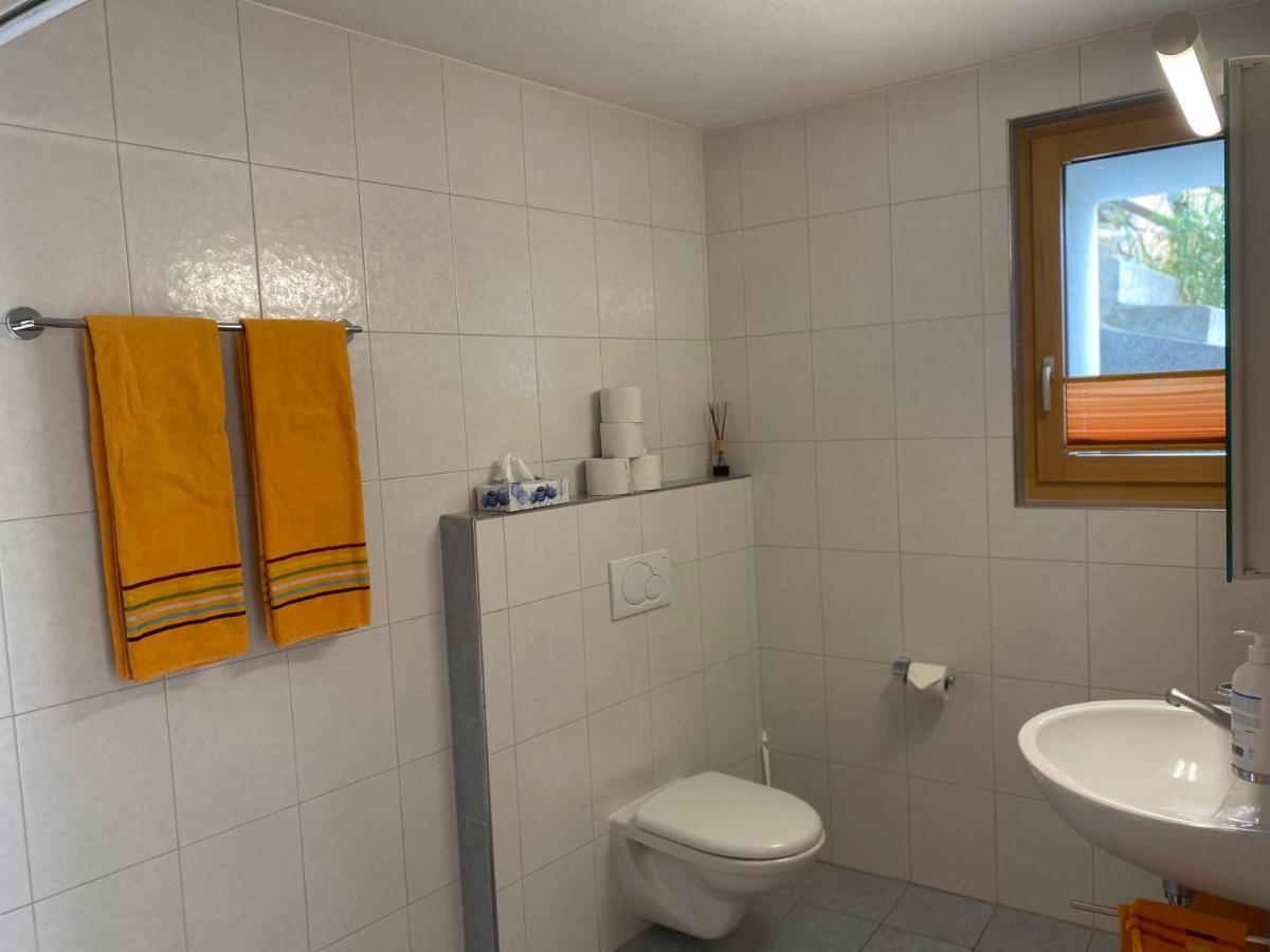 Ferienwohnung In Tschlin Mit Panoramablick Zewnętrze zdjęcie